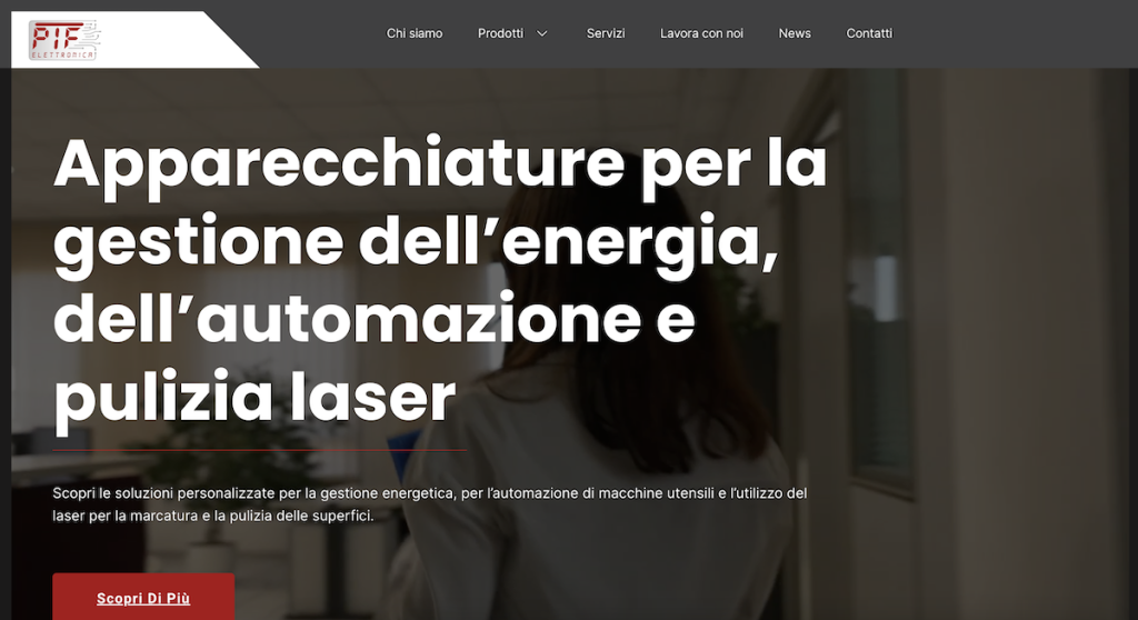 Testata nuovo sito PTF Elettronica