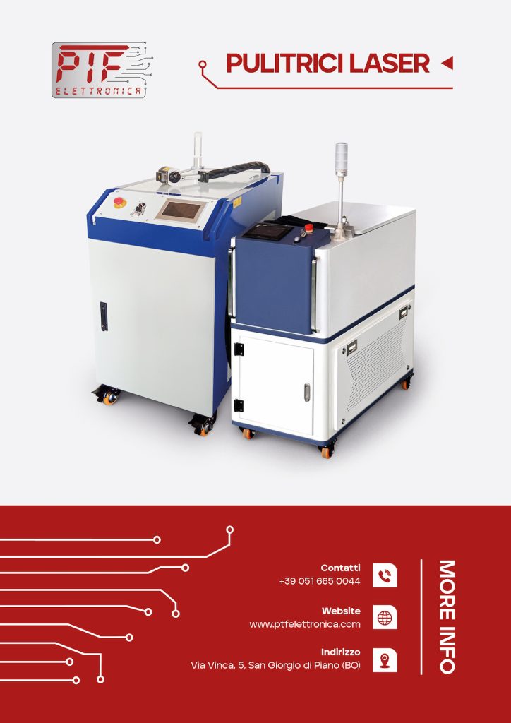 Nuova Brochure PTF Elettronica per la Pulitrice Laser 